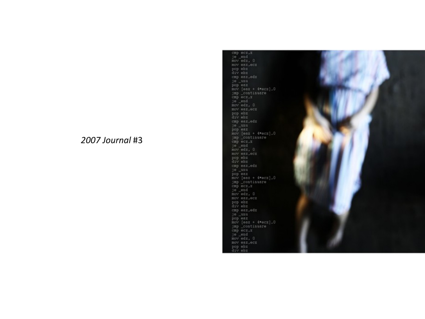 2007 Journal #3